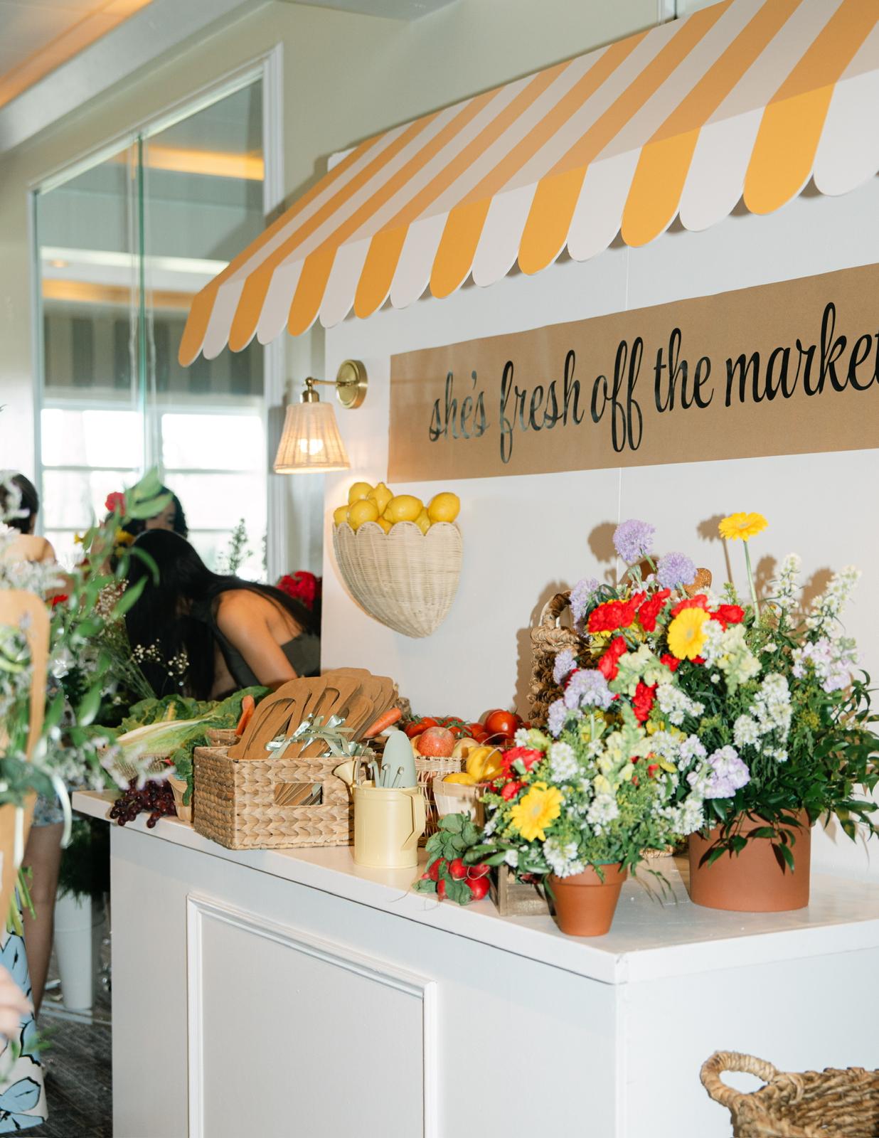 Lemonade themed celebration display